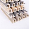 Tablero de revestimiento de 170x25 mm de diseño moderno, fácil instalación, madera, madera, plástico, compuesto, panel de pared WPC en venta